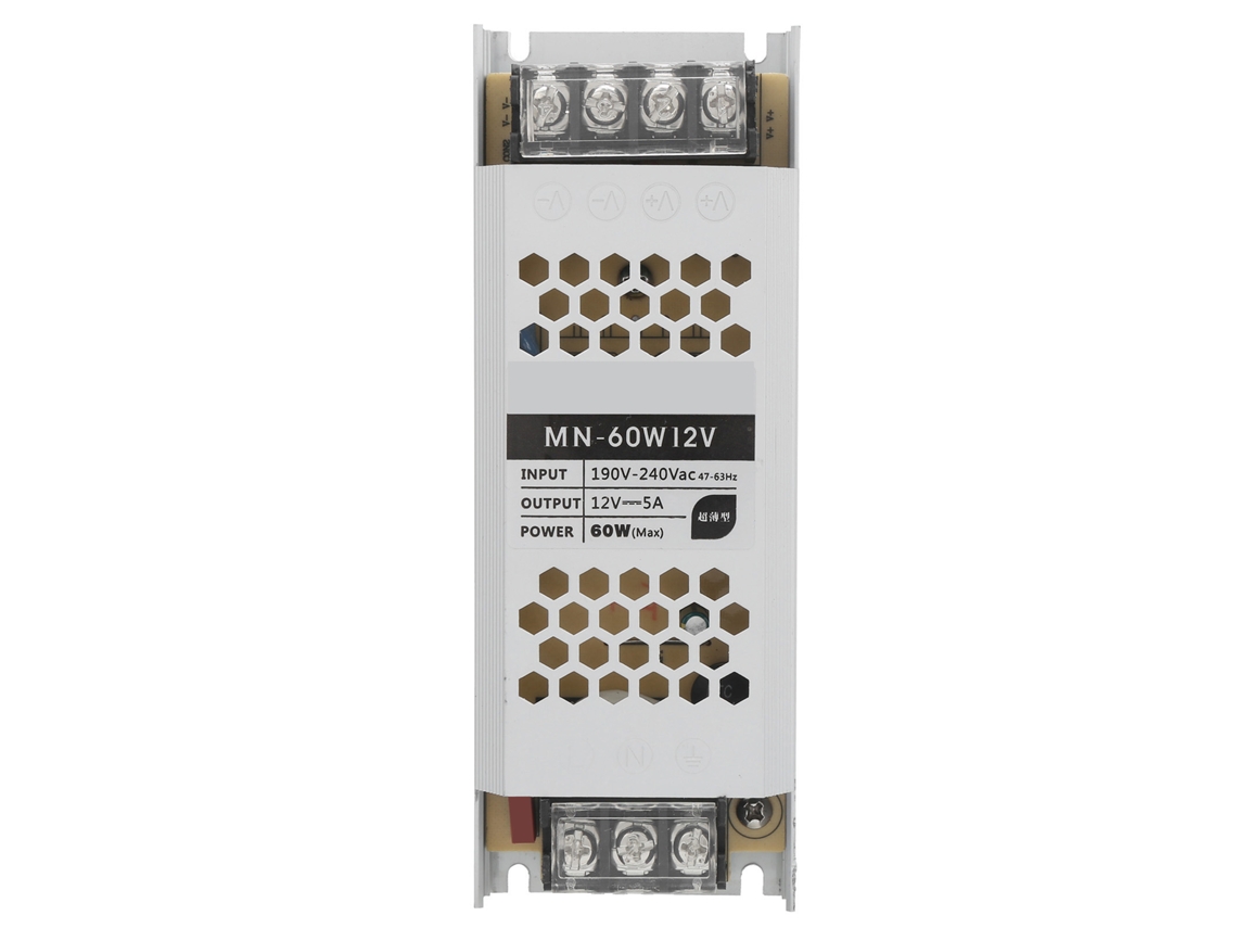 Fuente De Poder De Conmutación 60w Driver Led Ip68 Serie Ctn Ac190-240v 12v Suministro Industrial