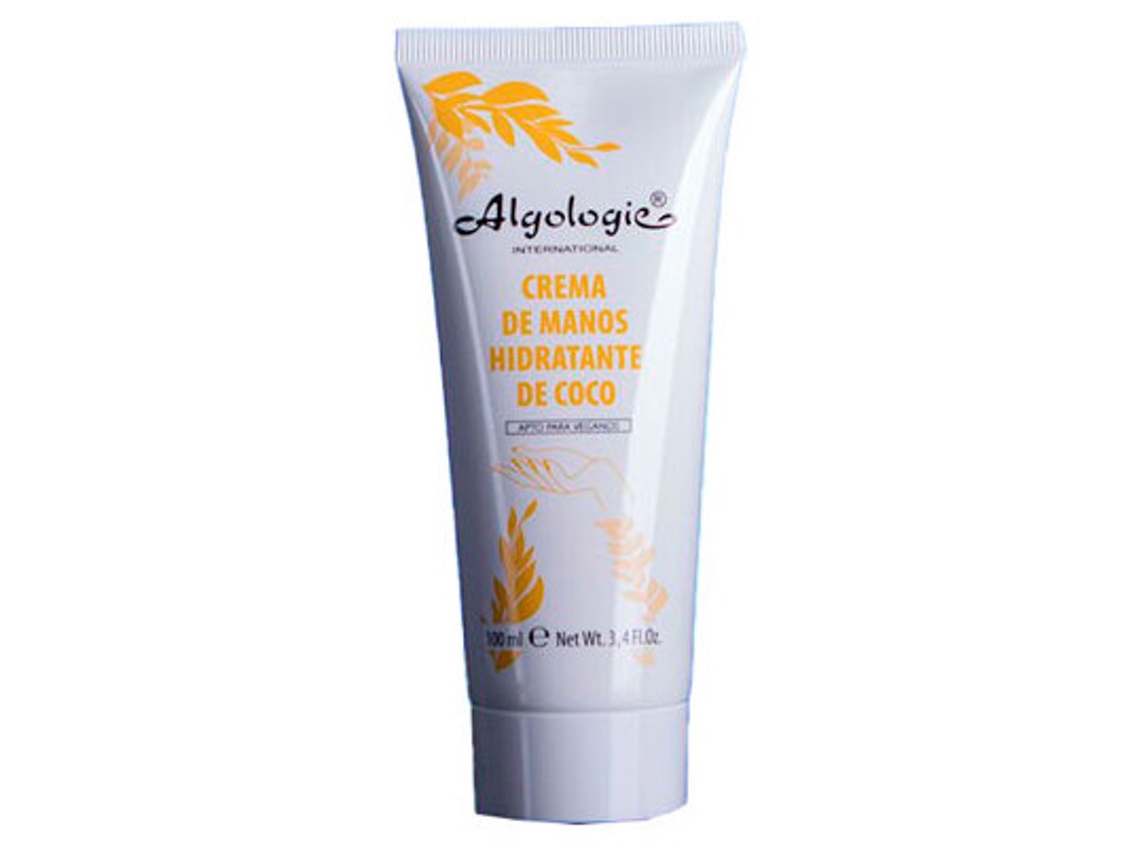 Crema de manos hidratante de coco de Algologie 100 ml
