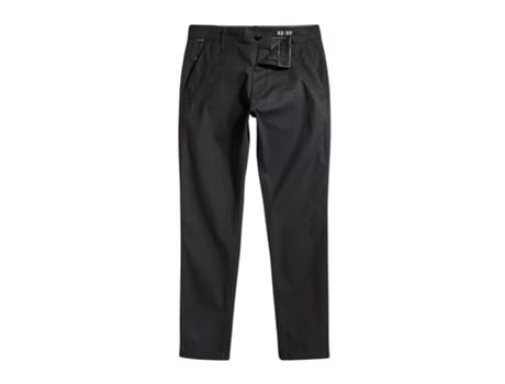 Pantalones de Hombre G-STAR Chino Slim Fit Negro (34x32)