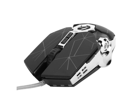 Ratón para juegos HURRISE Rgb, ratón para juegos por cable Rgb, ratón mecánico ergonómico programable para ordenador, Pc, estilo Q7