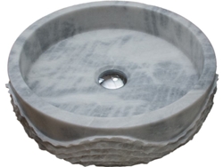 Lavabo de piedra sobre encimera FORZINI FZ-110 (40x15 cm)