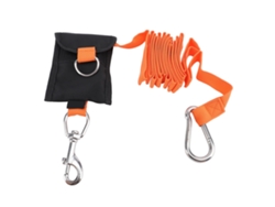 Kklv-cuerda De Seguridad Submarina Com Fivela De Aço Inoxidável Para Mergulho, Snorkel E Bcd, Laço Anti-perda De Nylon 2,6m Laranja