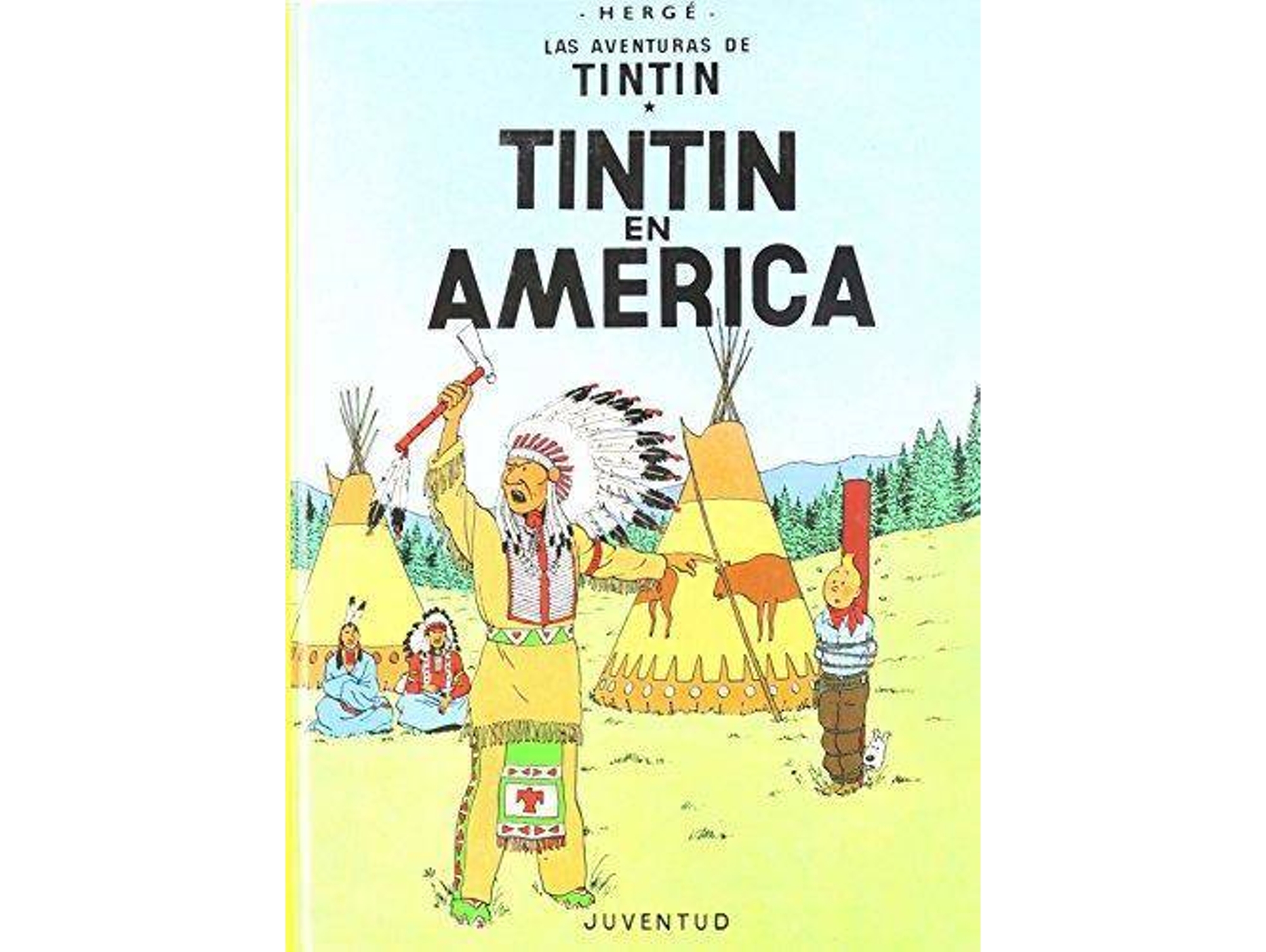 Libro Tintin en America de Hergé (13ª Edición)