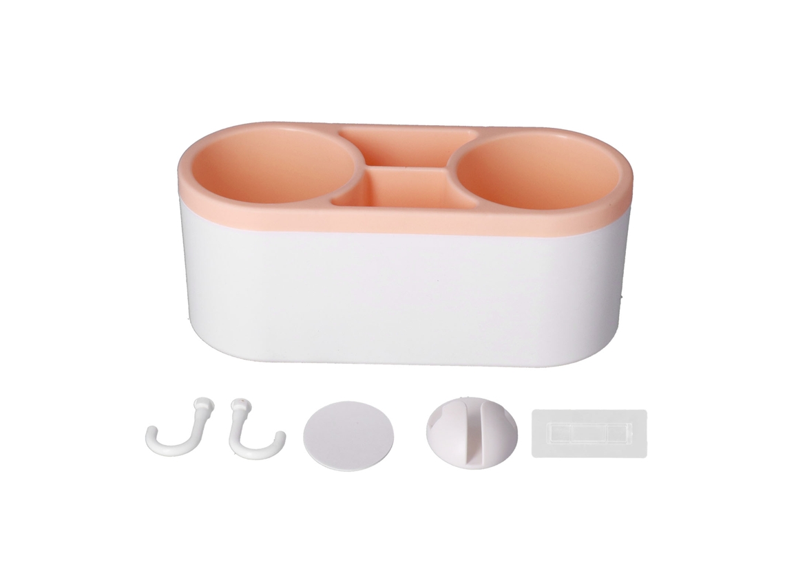 Organizador Multifuncional De Pared Para Secador De Pelo Y Accesorios De Peluquería En El Baño - Naranja