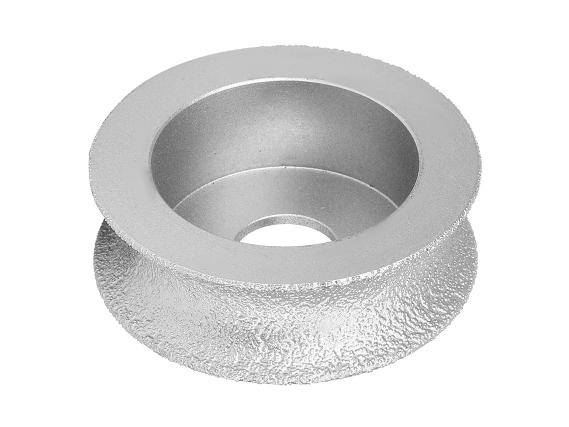 Rueda De Esmeril De Diamante Soldada 7.3cm Concava Para Piedra Cerámica Vidrio 2.0cm Herramienta De Esmerilado