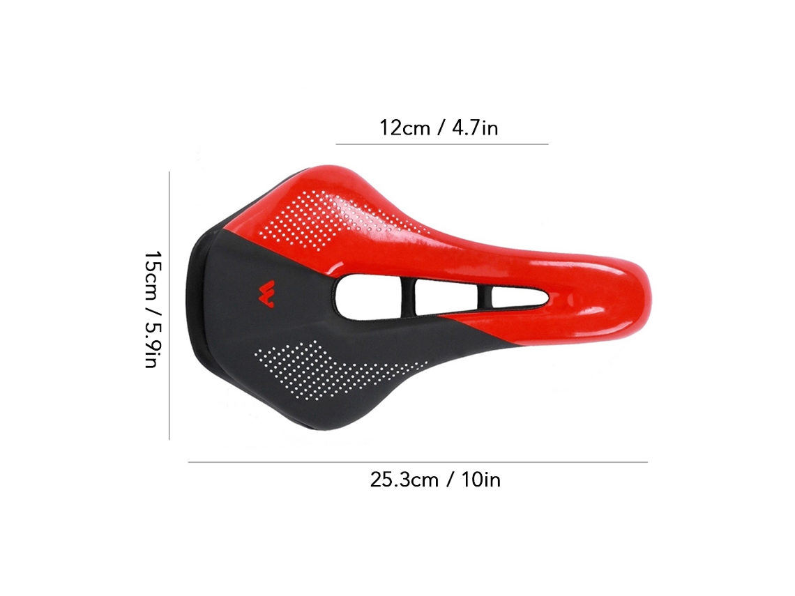 Sillín De Bicicleta Con Raíles De Acero, Pu Suave Y Transpirable, Para Bicicletas De Montaña Y De Carretera, Accesorios De Ciclismo.