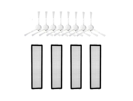 Kit de filtro hepa de escova lateral para xiaomi dreame l10pro d9 robô aspirador