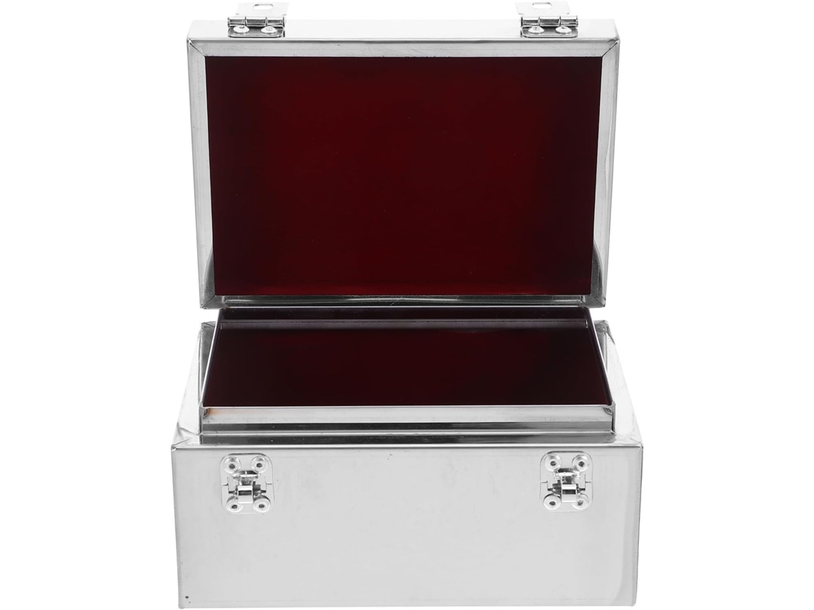 Caja Fuerte Con Cerradura Para Dinero En Efectivo, Recibos Y Documentos, Caja De Almacenamiento De Metal Con