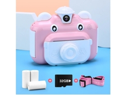 Impresora térmica de fotos instantáneas para niños, color rosa Yizhood