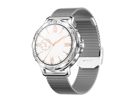 Relojes inteligentes para mujeres, rastreador de sueño Bluetooth 5.2 con fondo de frecuencia cardíaca DIY, relojes inteligentes de salud impermeabl...