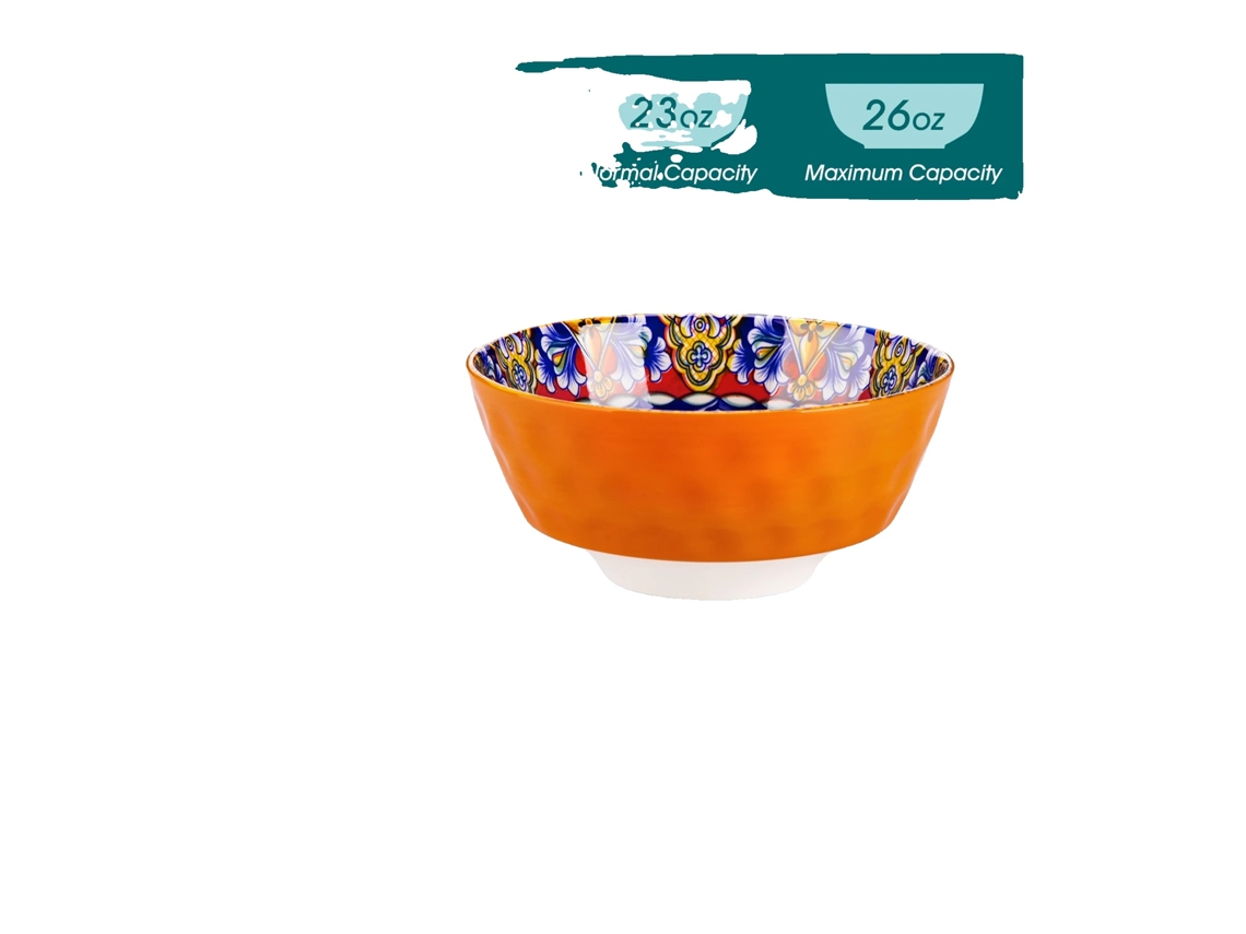 Cuencos de cerámica para sopa, diseño liso, ecológicos, aptos para lavavajillas, 6 piezas