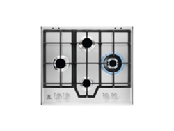 Estufa de gas Electrolux Kgs64562sx Steppower gris con frente de acero inoxidable