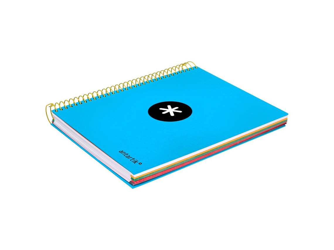 Cuaderno LIDERPAPEL Série Antartik 100g/m² Azul horizontal (A5)