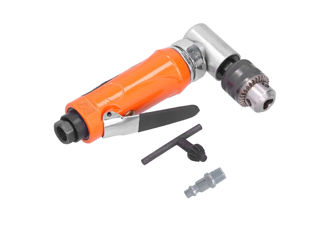 Broca Neumática De Ángulo De 90° 1/4 Pulg. 6,5 Mm Para Taladro Manual Kp-555l Herramienta Aérea