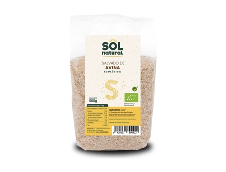 SOL NATURAL Salvado De Avena Bio 500 G