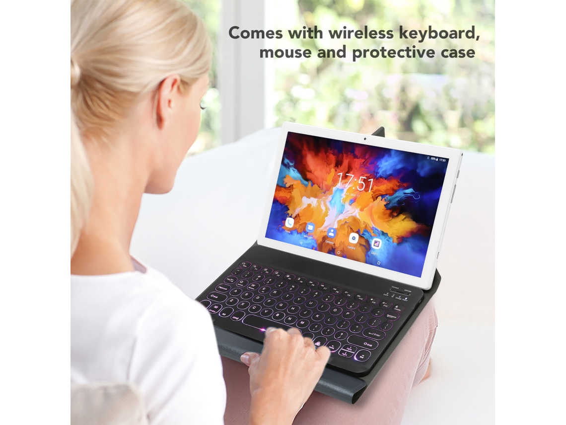 Tableta de 10,1 pulgadas con ocho núcleos, 12 GB de RAM, 256 GB de ROM, 4G LTE, wifi 5G para Android 11, color dorado
