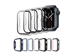 4 protectores de pantalla para iWatch Series 8 con cobertura total