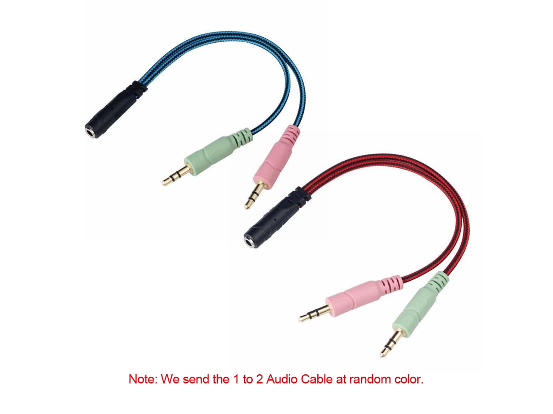 Auriculares Para Juegos Kotion Each G9000 Con Micrófono, Luz Led Y Control De Volumen Para Ps4, Pc Y Teléfonos Móviles.