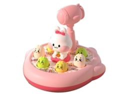 Ats-juguete De Golpear Animal En Forma De Conejo Rosado Para Niños Mejora Coordinación Educativo De Martilleo Interactivo