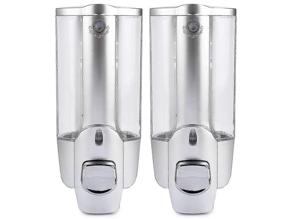 Dispensador de jabón líquido, champú y ducha de pared Rosewell (2 unidades, 350 ml)