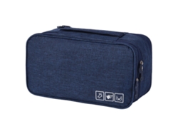 Bolsa de Almacenaje Bolsa Catiónica Sujetadores Ropa Interior Capas RNEMITERY Oxford Tecido Azul (27x17x4cm)