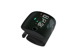 Monitor De Pressão Arterial De Pulso Preto, Silencioso, Tela Led, Memória Para 2x99 Grupos, Ihb, Pequeno E Portátil, Recarregável.