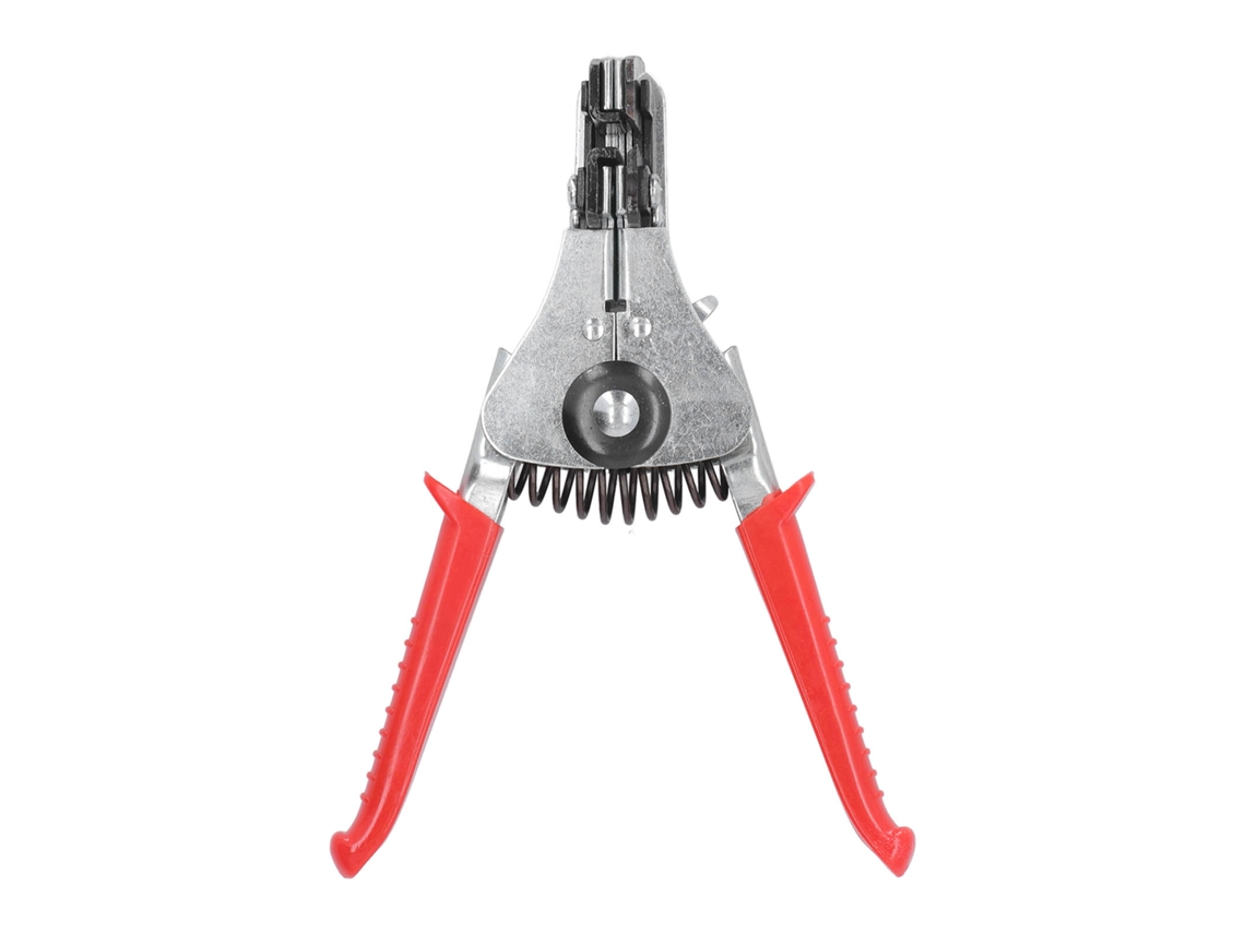 Herramienta De Pelado De Cable Eléctrico Multifuncional Alicates Automáticos Pelacables Mango Rojo