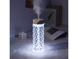Lámpara De Escritorio Humidificadora Usb De Cristal (400 Ml), Generador De Agua Para Aromaterapia.