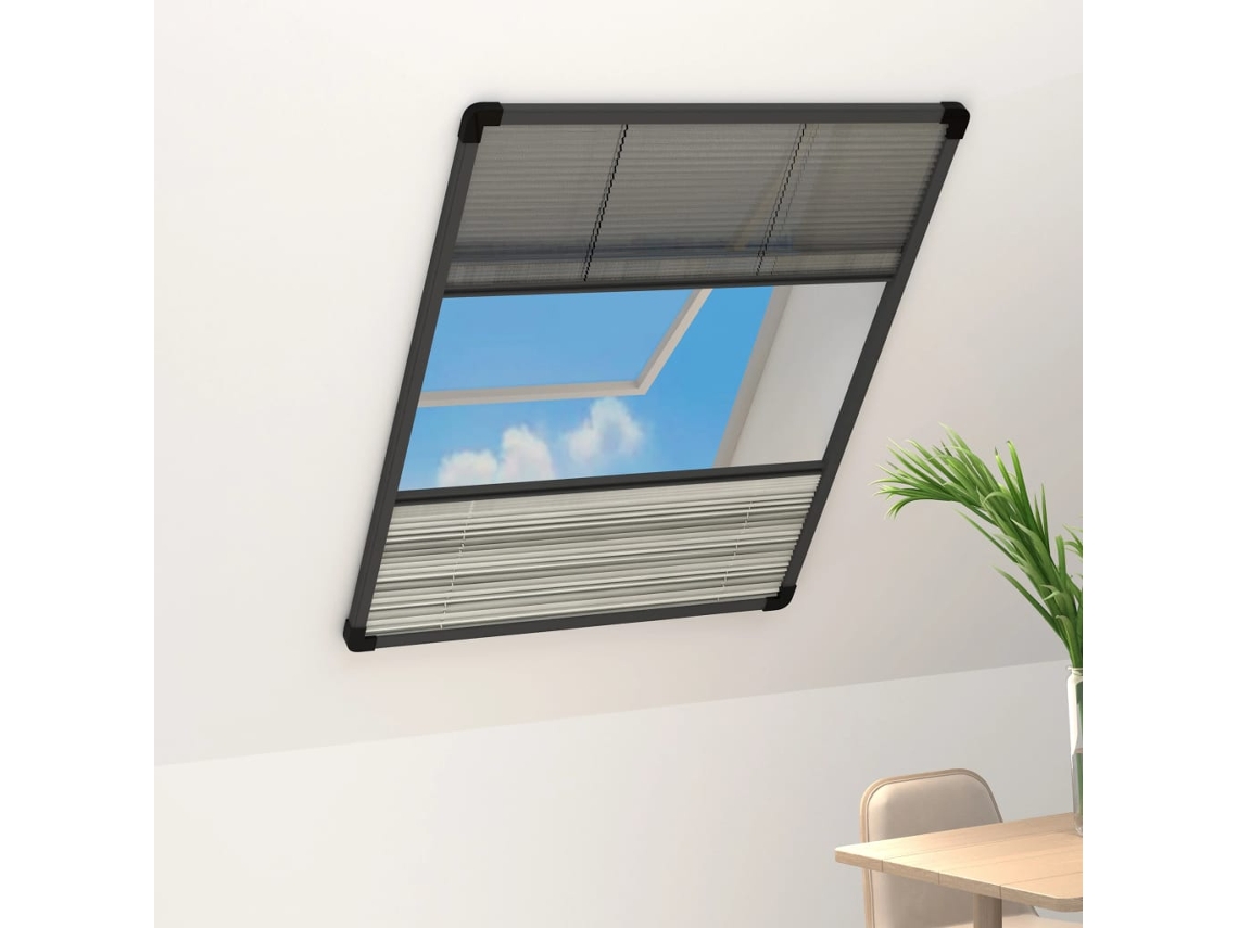Mosquitera plisada de aluminio para ventana, 60 x 80 cm, Wsd310211 Lovely Home