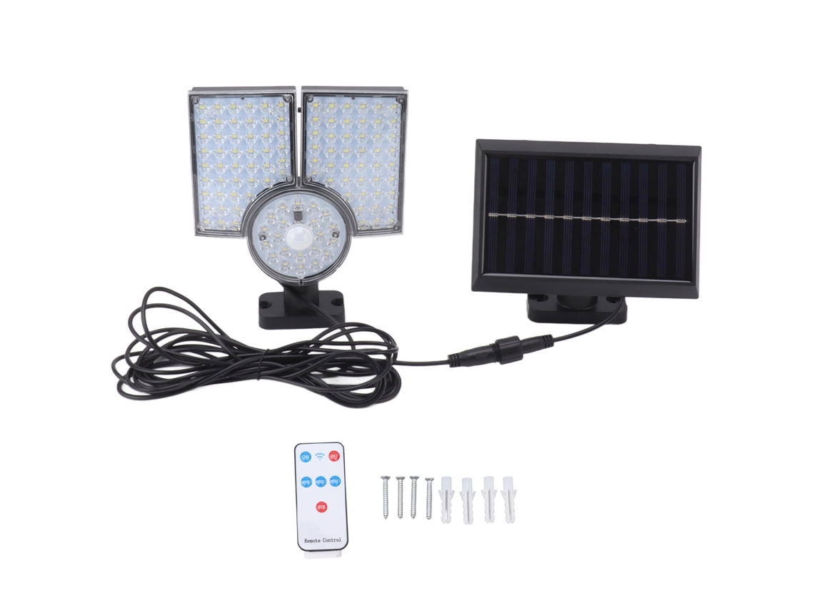 Rebe-luz Solar Exterior Flexible Ip65 Con Sensor De Movimiento Led Y Control Remoto