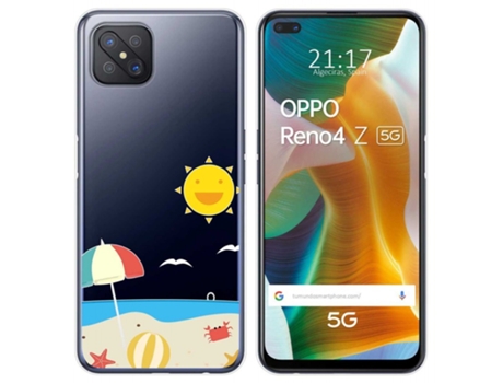 Carcasa Oppo Reno 4Z 5G TUMUNDOSMARTPHONE Dibujos Transparente