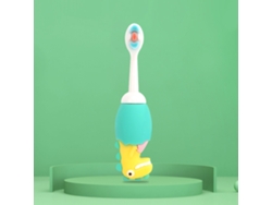 2026-cepillo De Dientes Para Niños Con Cerdas Suaves Dibujos Animados Limpieza Profunda Eliminación De Manchas Azul Cielo