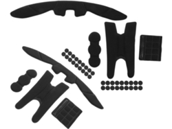 Kit De Almohadillas Para Casco De Bicicleta De 2 Piezas, Acolchado Extraíble, Transpirable Y Absorbente.