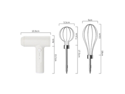 Batedor Elétrico Usb Blanco
