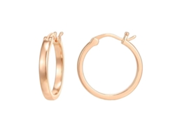 2026-aros De Oro De 14k Bañados En Plata De Ley 925 Ligeros Para Mujer Diámetro 19mm