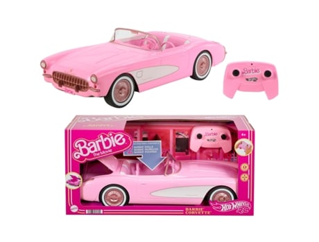 Vehículo BARBIE The Movie Hot Wheels RC Corvette