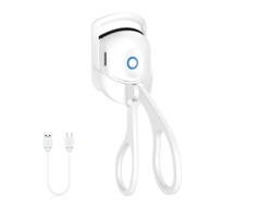 Rizador De Pestañas Térmico Recargable Por Usb Con Apagado Automático, Blanco