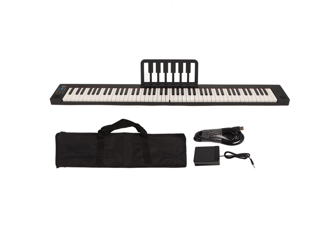 Piano Plegable Inteligente De 88 Teclas, Teclado Eléctrico Portátil Con Bluetooth Y Midi