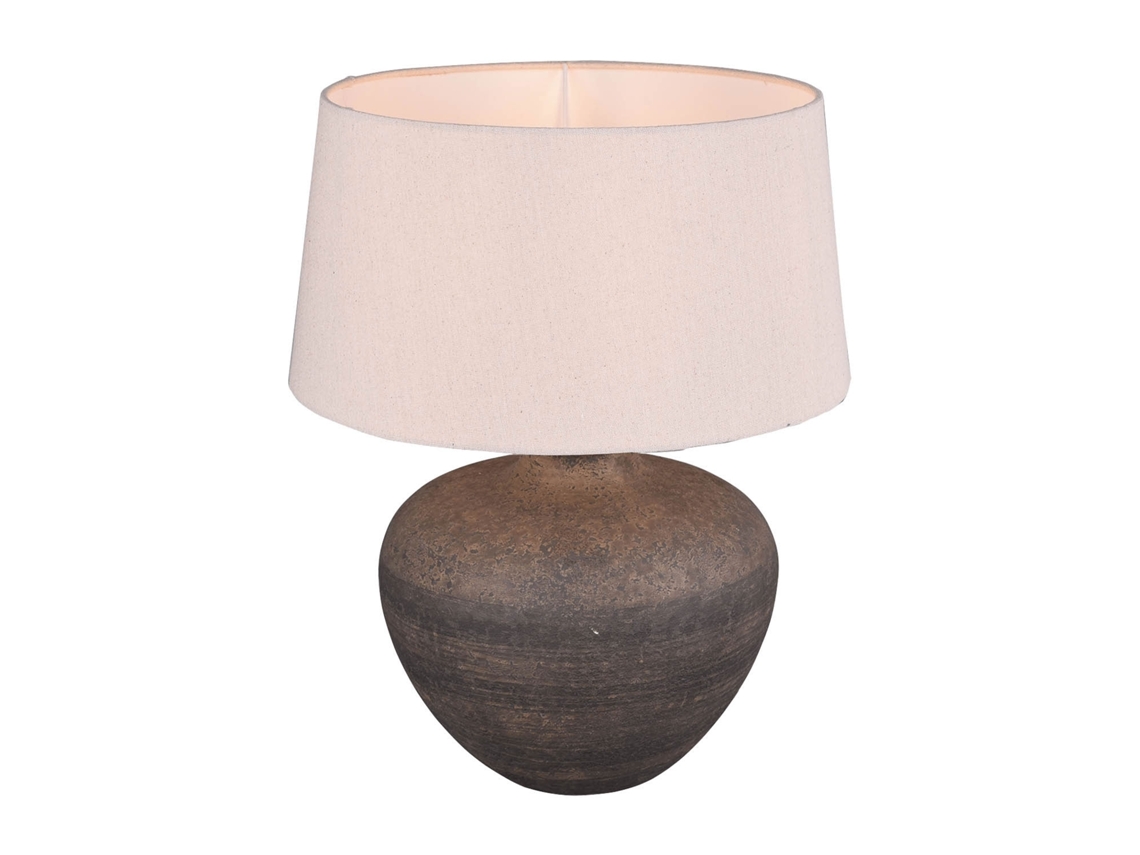 Lámpara de Mesa LÚZETE E28 (Marrón)
