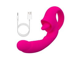 Vibrador De Masturbacin Para Lamer La Lengua De 10 Frecuencias Para Mujeres (rosa) Bestvite