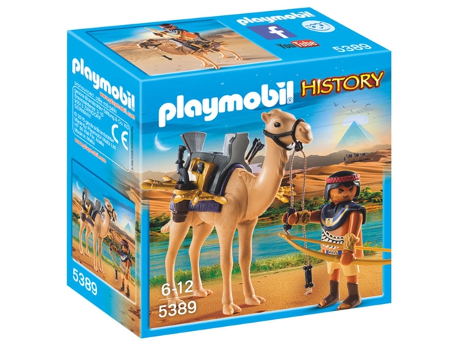 PLAYMOBIL History: Guerrero egipcio con camello (Edad Mínima: 6)