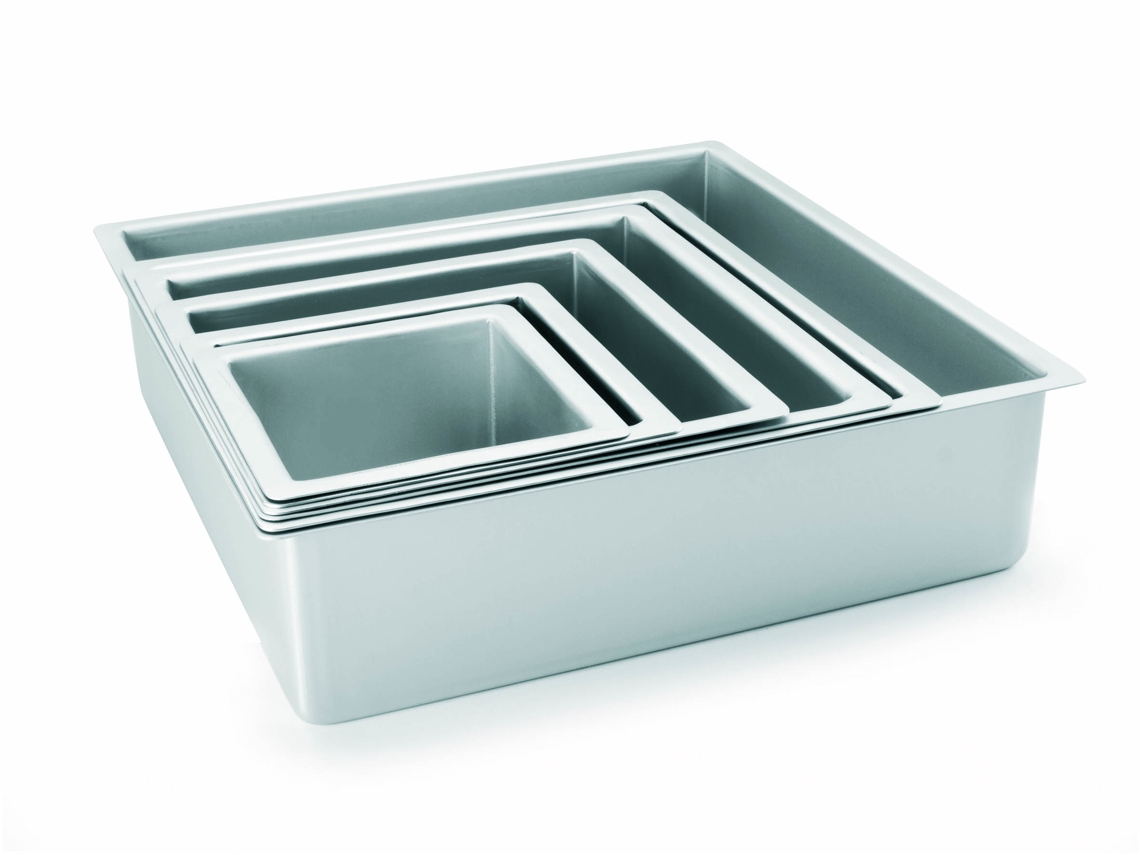 Molde Cuadrado Recto Extra Alto 20X10 IBILI Ref. Ib815220