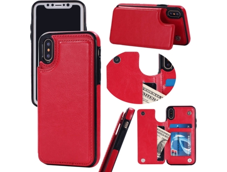 Funda iPhone 11 WISETONY Weiluosi-1443 Rojo