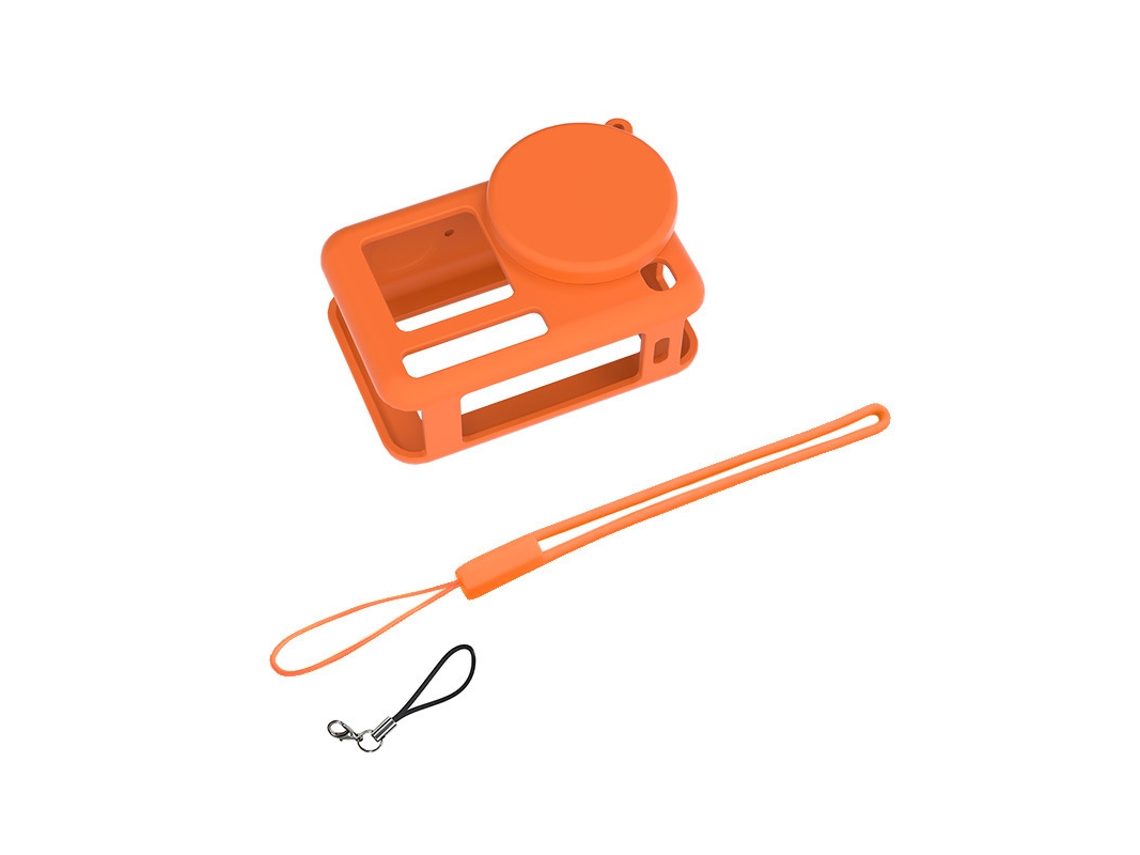 Funda protectora impermeable para DJI Osmo Action 6, color naranja (Hexinyigjly)