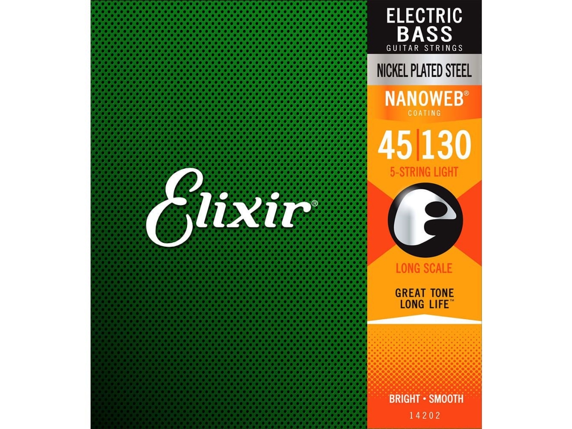 Elixir 14202 nanoweb 5-string light