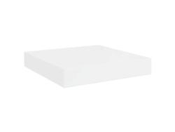 Maison Exclusive - Estante Flotante De Pared Blanco Brillante Mdf 23x23,5x3,8 Cm