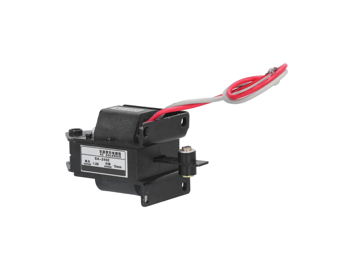 Electroimán Solenoide De Tracción Empuje Tira Ac220v Berm Sa‑2402