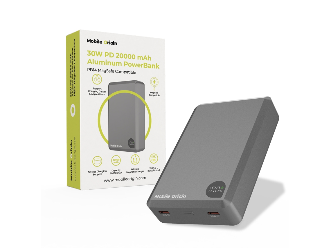 Powerbank Mobile Origin 20000mah 30w Pd Magsafe