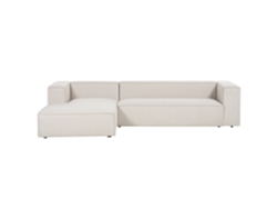 Sofá de 3 plazas BELIANI Vernon de Poliéster Beige 330x178x68