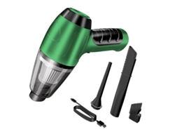 Aspiradora Digitallab para coche, potente succión y recargable (verde)
